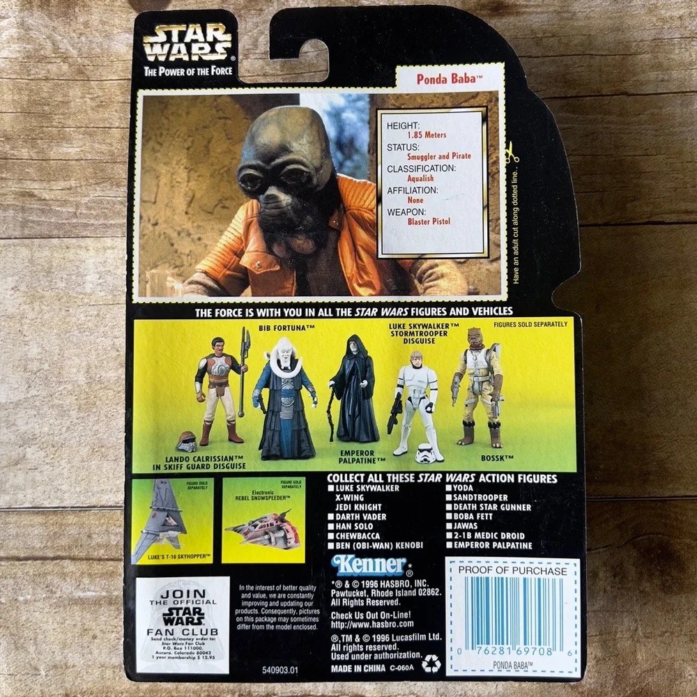Star Wars Power of the Force‎ Ponda Baba Action Figure Kenner 1996 69708 New